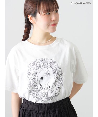 【miyuki matsuo×Samansa Mos2】プリントT