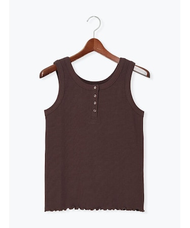 前後2WAYヘンリーテレコタンクトップ