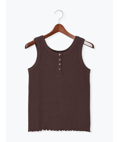 前後2WAYヘンリーテレコタンクトップ