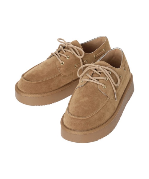 プラットフォームデッキシューズ