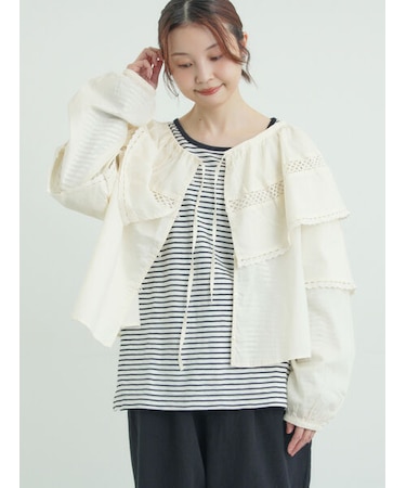 レースボレロブラウス