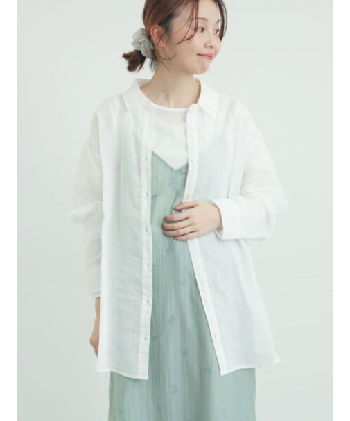 シアーリネンシャツ