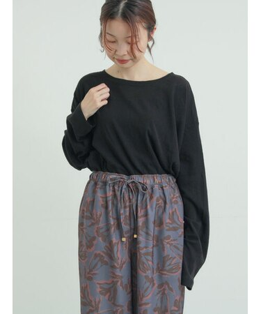 ガーゼ天竺ゆるカットソー