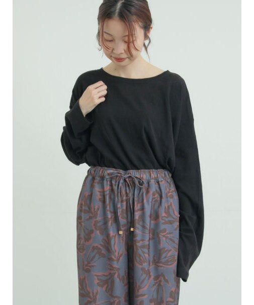 ガーゼ天竺ゆるカットソー