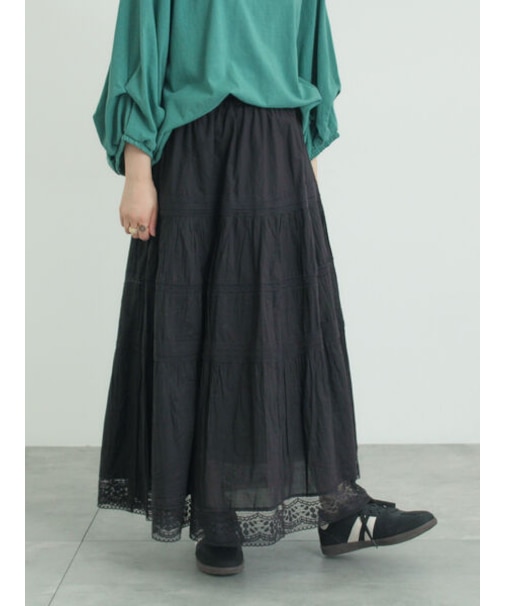 ティアードレーススカート