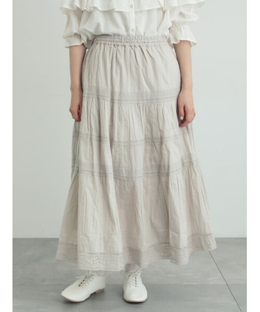 ティアードレーススカート