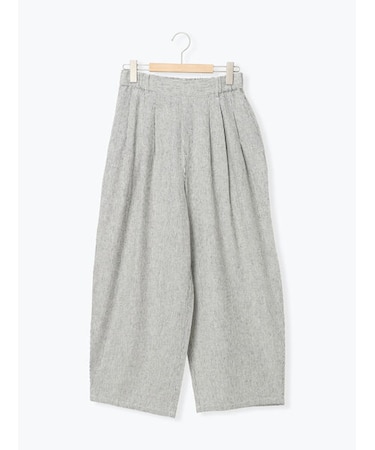 麻レーヨン柄アソートパンツ