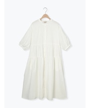 柄アソートティアードワンピース