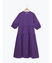 柄アソートティアードワンピース