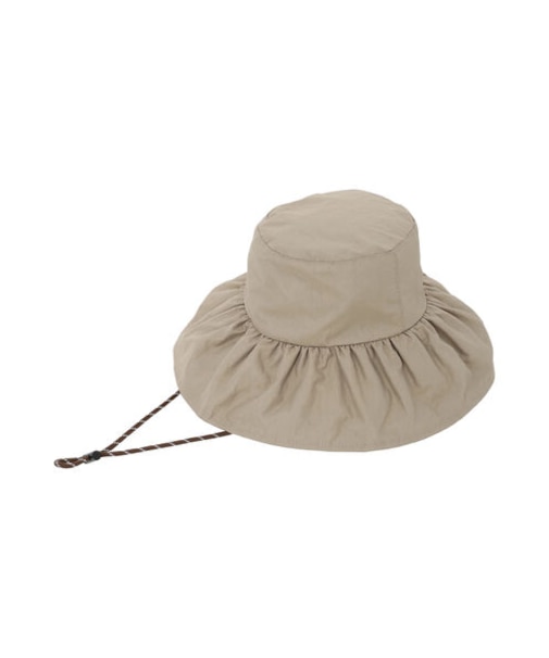 【遮熱/消臭効果】ギャザーブリムハット