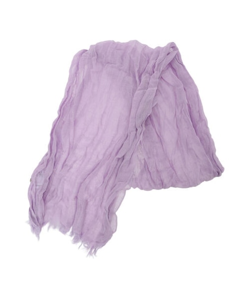 【UVカット】麻綿シワ加工ストール