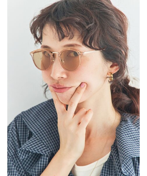 【UVカット】ボストン型サングラス