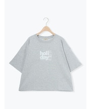 ヴィンテージ風天竺おじさんフロッキープリントTシャツ