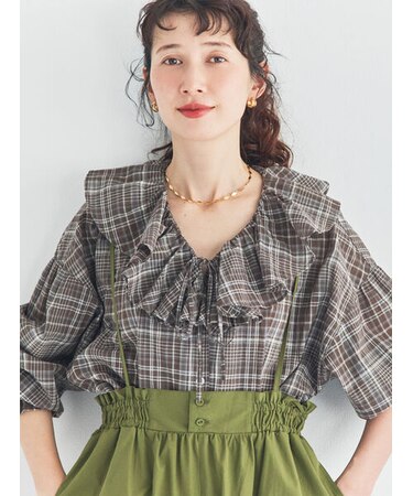 フリルシアーブラウス