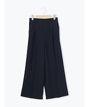 【イージーケア、接触冷感】タックワイドパンツ