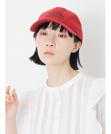 【消臭効果】コットンツイル刺繍キャップ