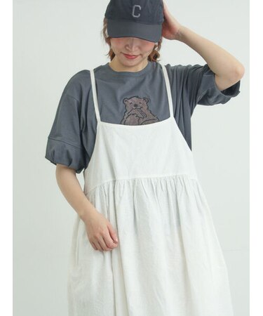 【メルヘン×Samansa Mos2】レース貼りTシャツ
