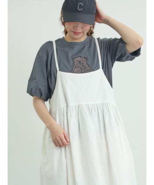【メルヘン×Samansa Mos2】レース貼りTシャツ