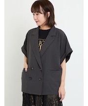 【イージーケア、接触冷感】リネンタッチジャケット