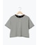 マルチボーダークロップドTシャツ