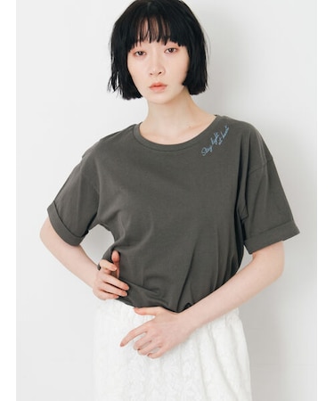 【接触冷感】アソートワンポイント刺繍Tシャツ