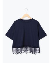 スカラップレースTシャツ