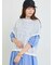 前後2WAY花柄メッシュニット