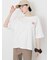 【接触冷感】ロゴ刺繍バックプリントTシャツ