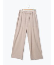 綿ナイロンカノコベイカーワイドパンツ