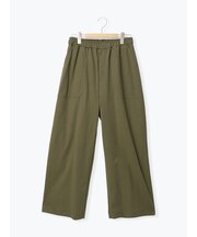 綿ナイロンカノコベイカーワイドパンツ