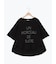 ◇強撚天竺フレアスリーブプリントTシャツ