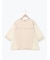 ◇シルケット天竺ドッキングプリントTシャツ