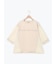 ◇シルケット天竺ドッキングプリントTシャツ