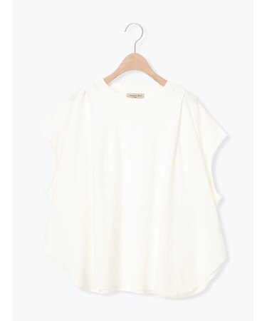 ◇タックフレンチスリーブプリントTシャツ