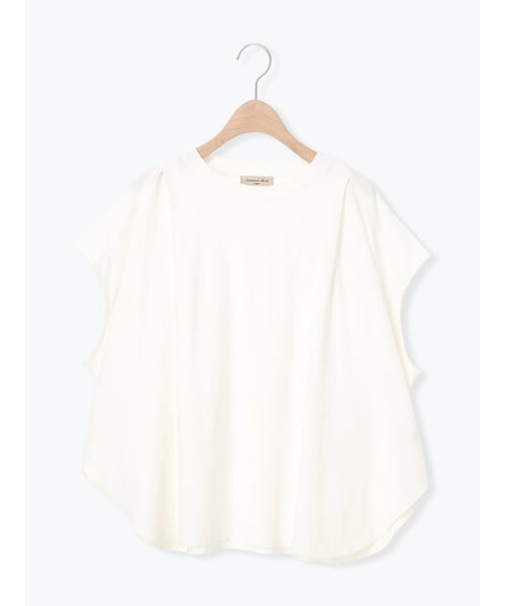 ◇タックフレンチスリーブプリントTシャツ