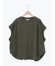 ◇タックフレンチスリーブプリントTシャツ