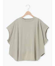 ◇タックフレンチスリーブプリントTシャツ