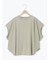 ◇タックフレンチスリーブプリントTシャツ