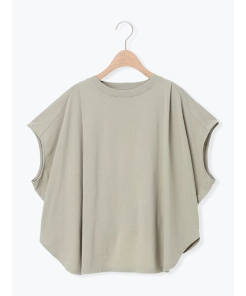 ◇タックフレンチスリーブプリントTシャツ