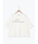バイオ加工ロゴプリントワイドTシャツ