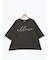 バイオ加工ロゴプリントワイドTシャツ