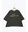 バイオ加工ロゴプリントワイドTシャツ