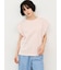 シルケット+ピグメント加工フレンチスリーブTシャツ