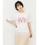 【接触冷感】裾レースロゴTシャツ
