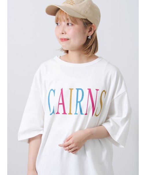 【接触冷感】ロゴプリントビッグTシャツ