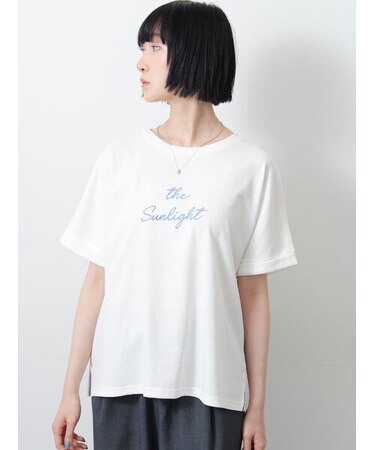 ◇【接触冷感/UVカット】アソート刺繍Tシャツ