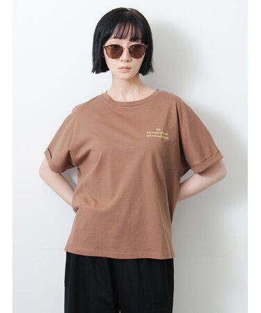 ◇【接触冷感/UVカット】アソート刺繍Tシャツ