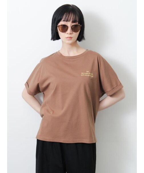 ◇【接触冷感/UVカット】アソート刺繍Tシャツ