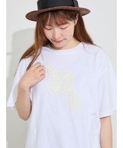 【接触冷感】パーツレース貼りTシャツ
