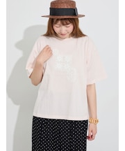 【接触冷感】パーツレース貼りTシャツ